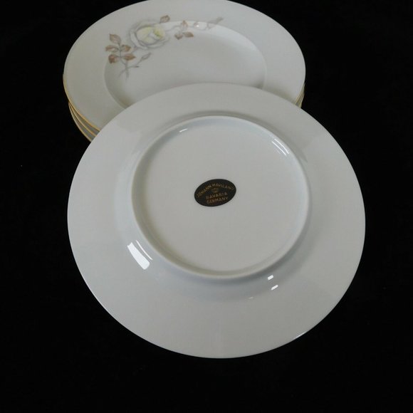 Johann Haviland Sweetheart Rose Bavaria Germany Set of 4 Bread & Butter Plates - Picture 9 of 12